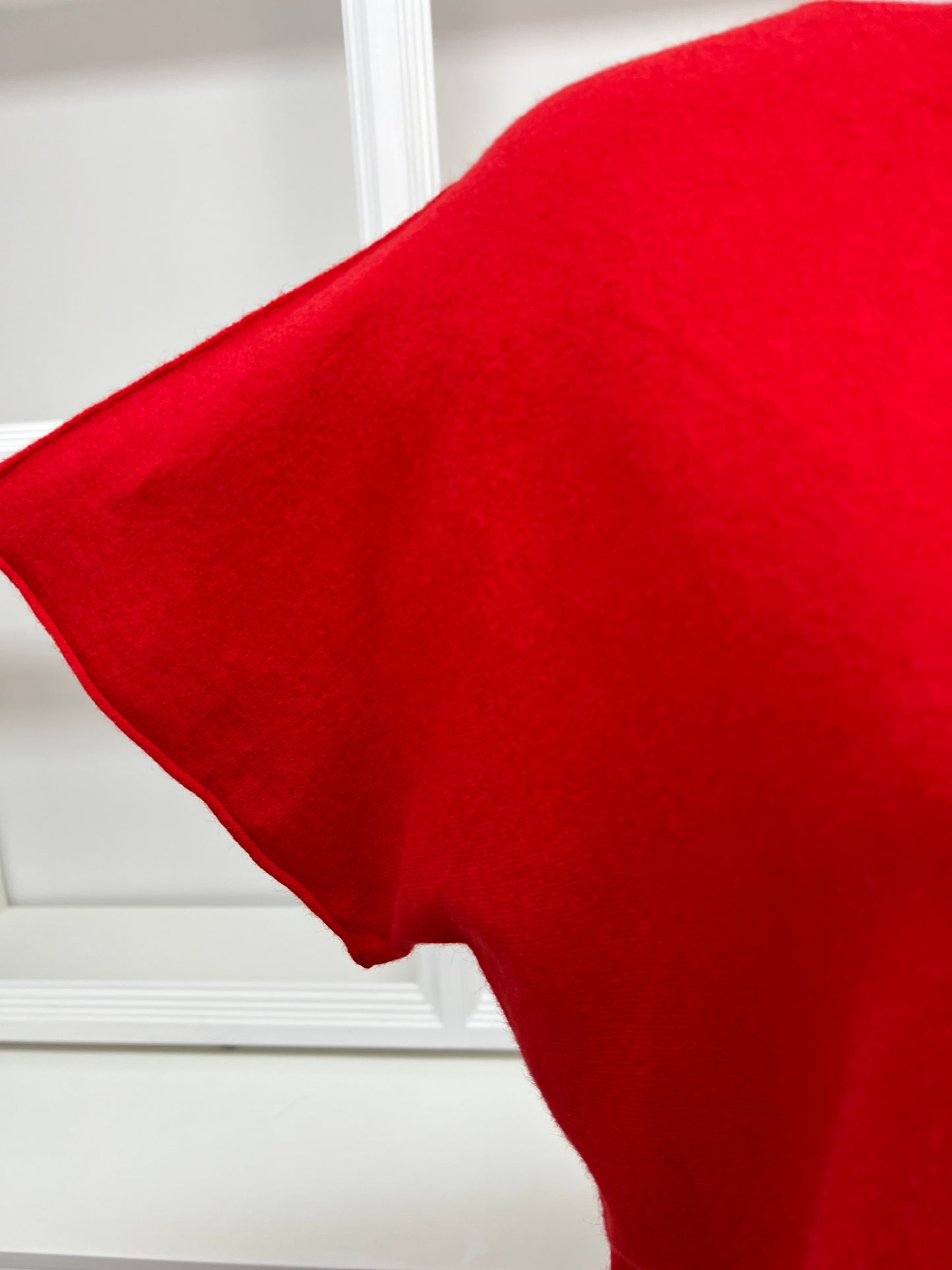 Kurzarmpullover Becky rot