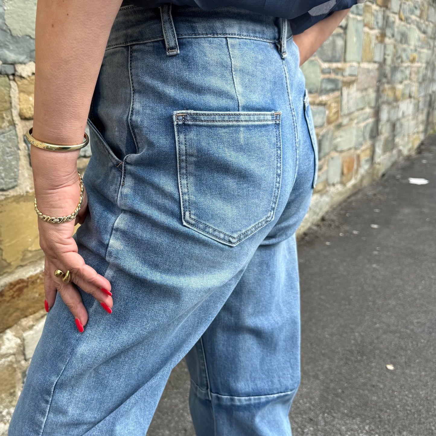 Moderne Barrel-Jeans - Elinor