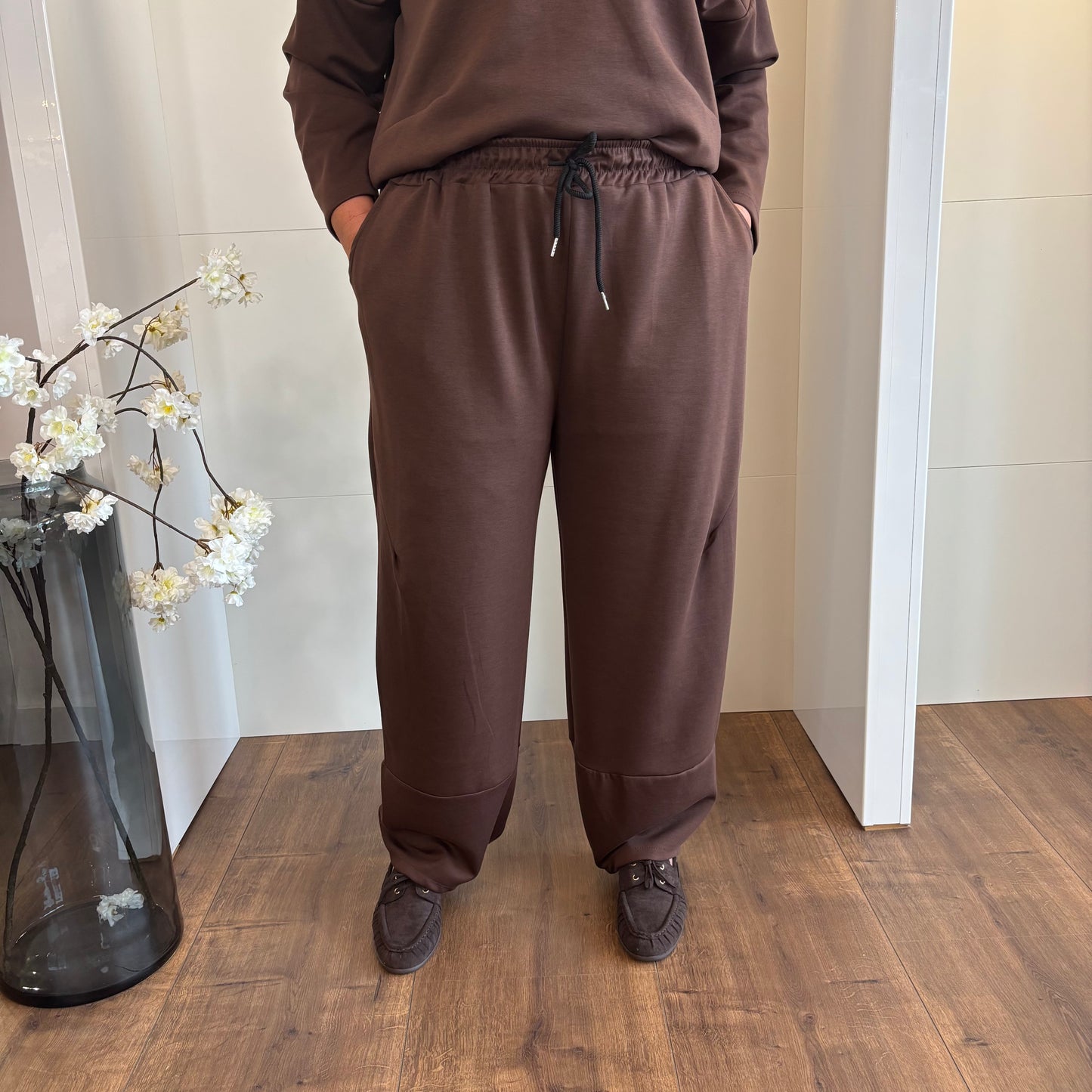 Loungewear-Hose „Choco Chic“