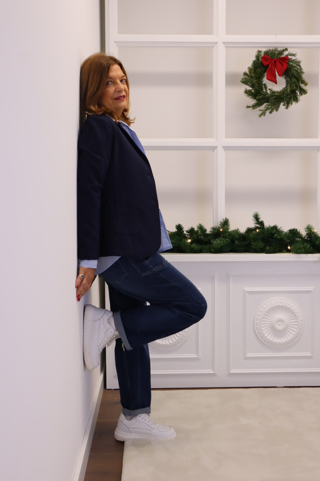 Blazer tailliert blau ESVIVID