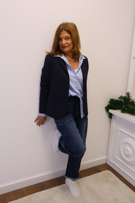 Blazer tailliert blau ESVIVID