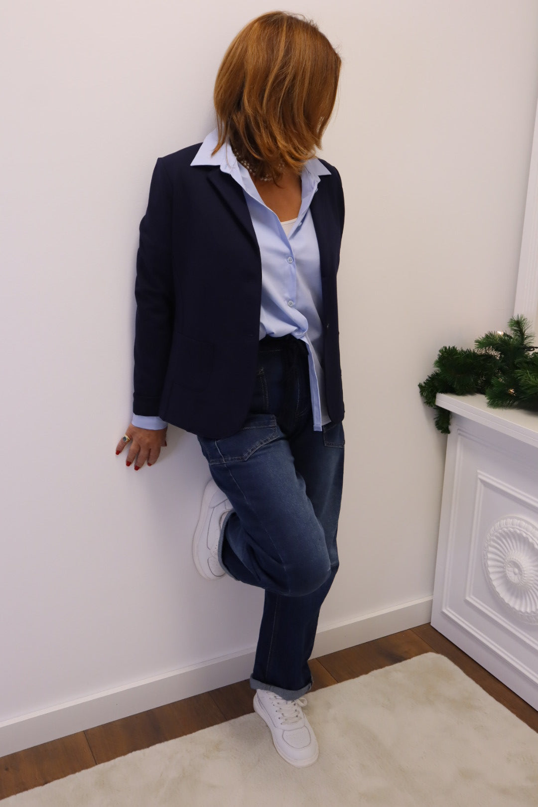 Blazer tailliert blau ESVIVID