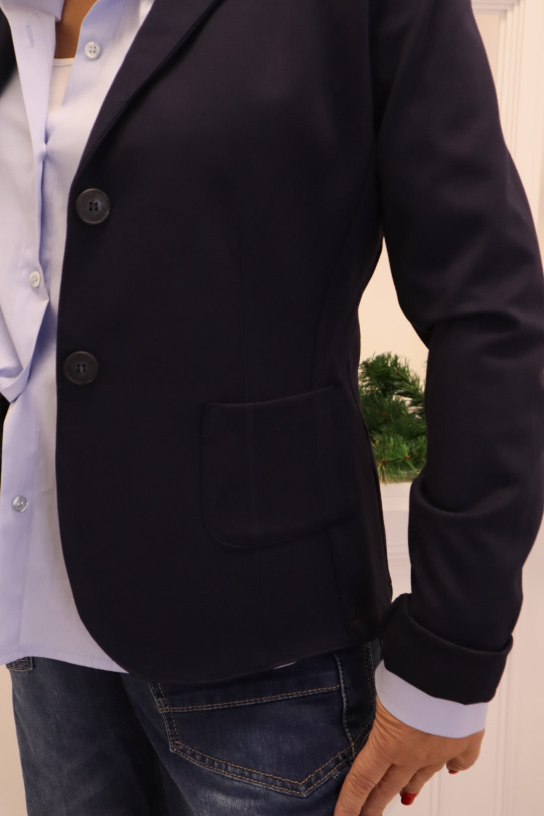 Blazer tailliert blau ESVIVID