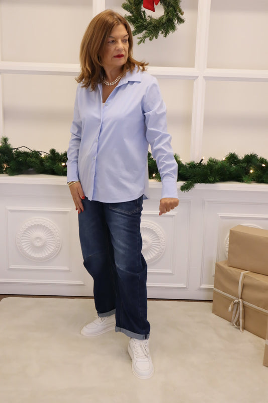 Bluse hellblau ESVIVID