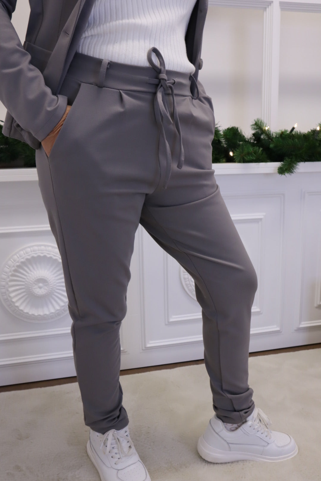 Sportlicher Blazer uni grau