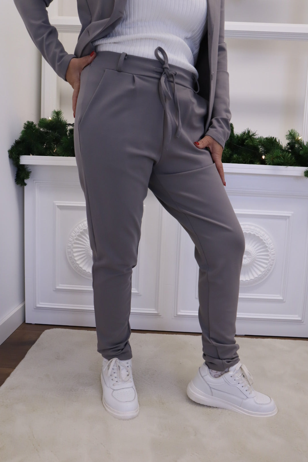 Sportlicher Blazer uni grau