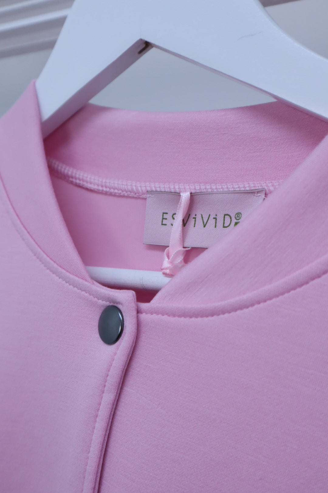 Blousonjacke Bela in rosa mit Rückenprint