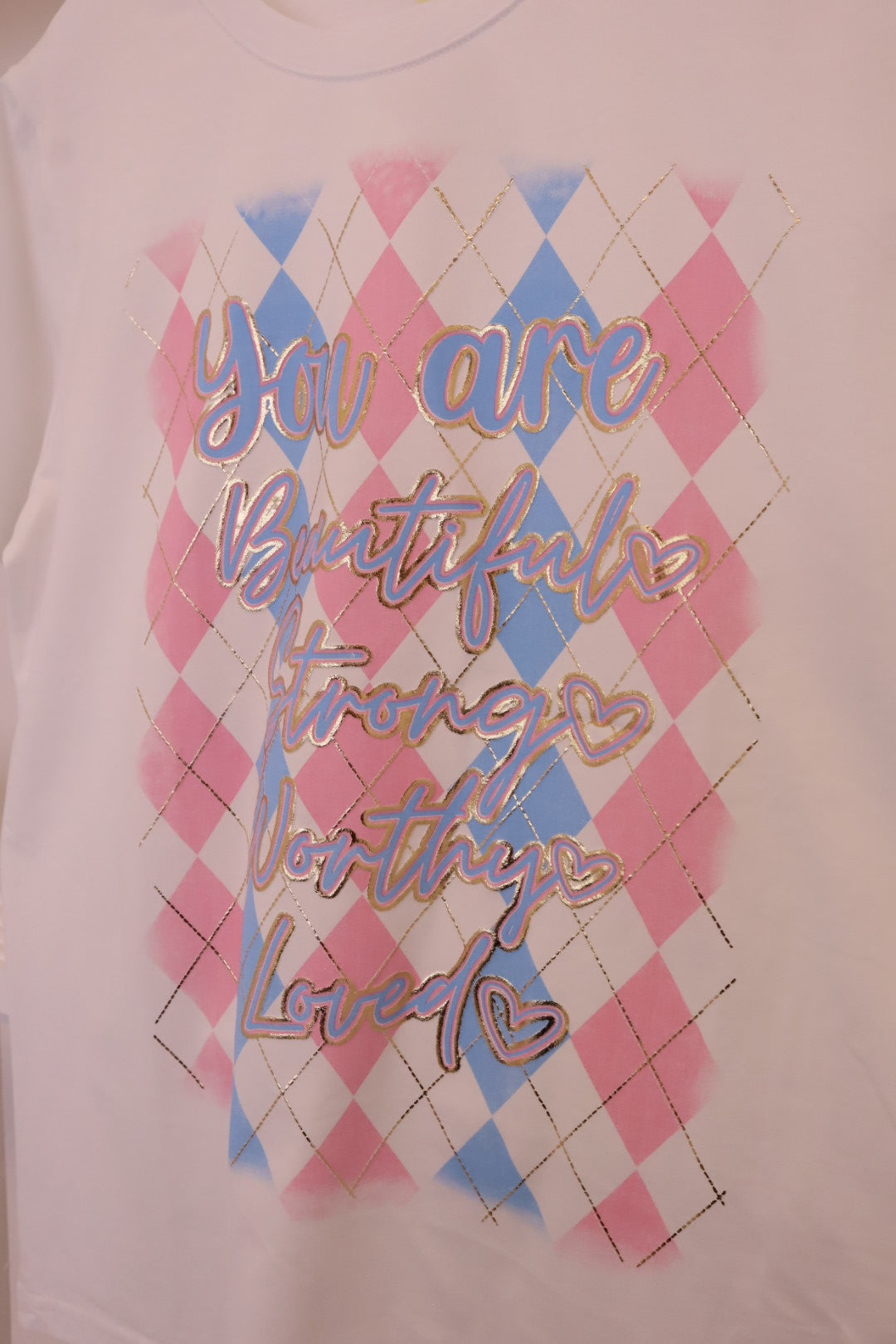 ESVIVID - T-Shirt print blau-rosa