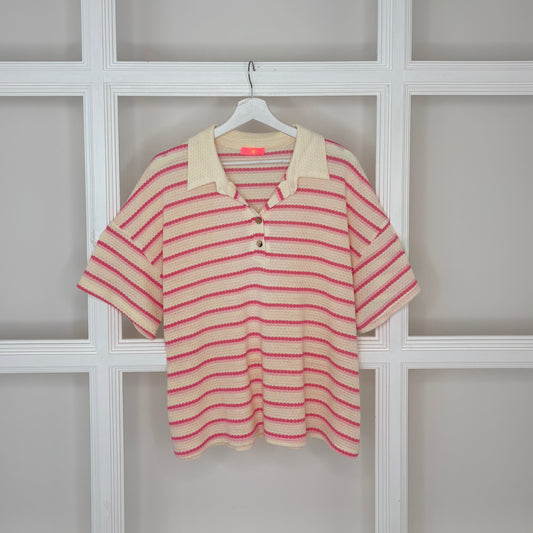 Shirt mit Polokragen - Elsa