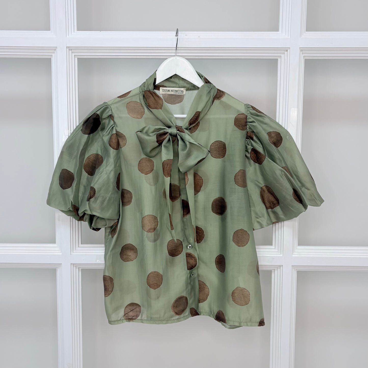 Elegante Polka-Dot-Bluse - Ela