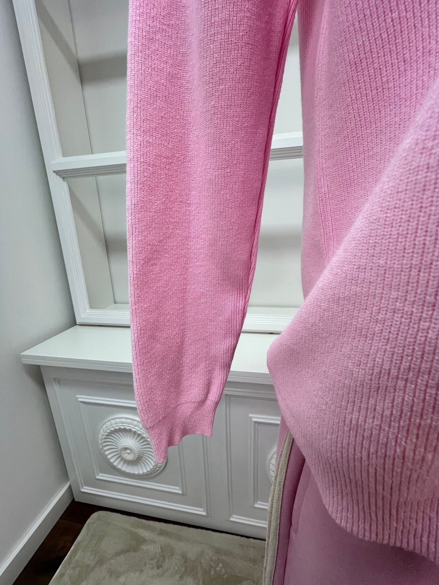 Blousonjacke Bela in rosa mit Rückenprint