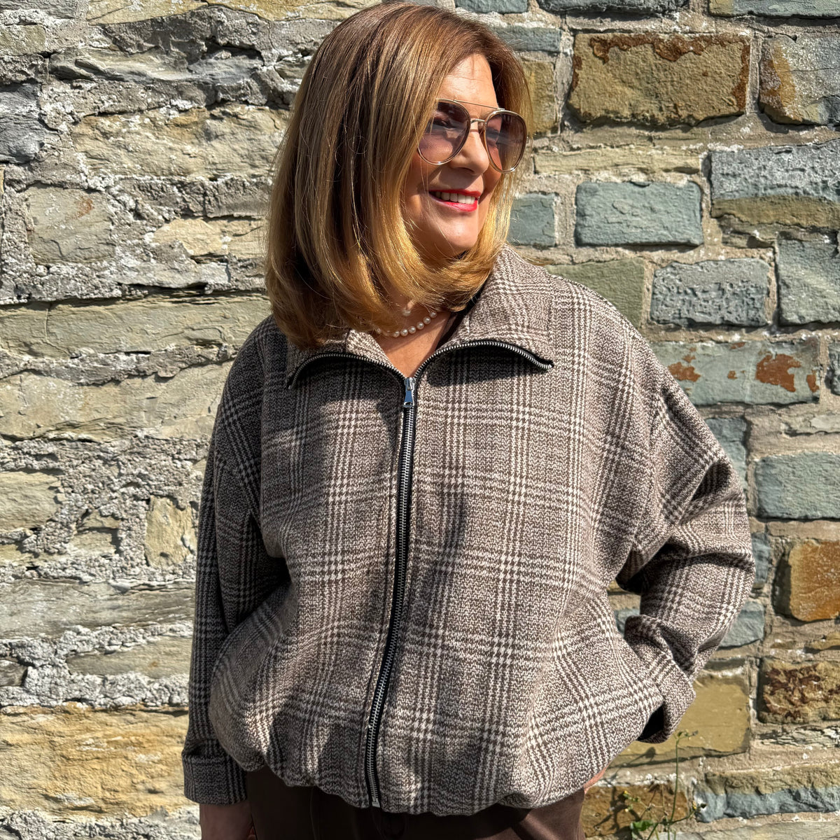 Jacke mit modernem Stehkragen - Ida