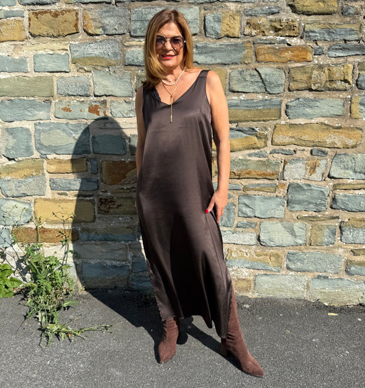 Maxikleid Dark Elegant Ilse