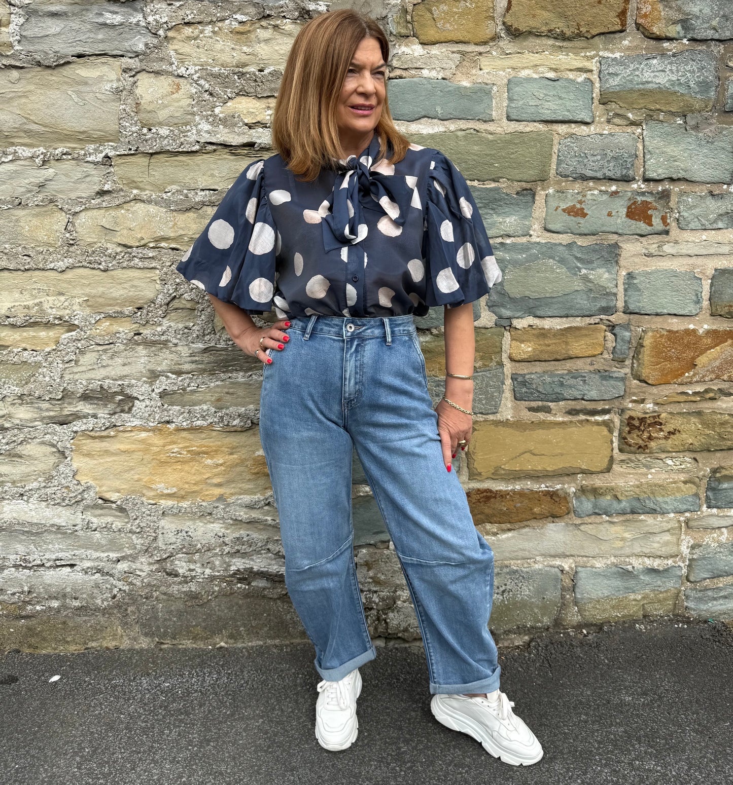 Moderne Barrel-Jeans - Elinor