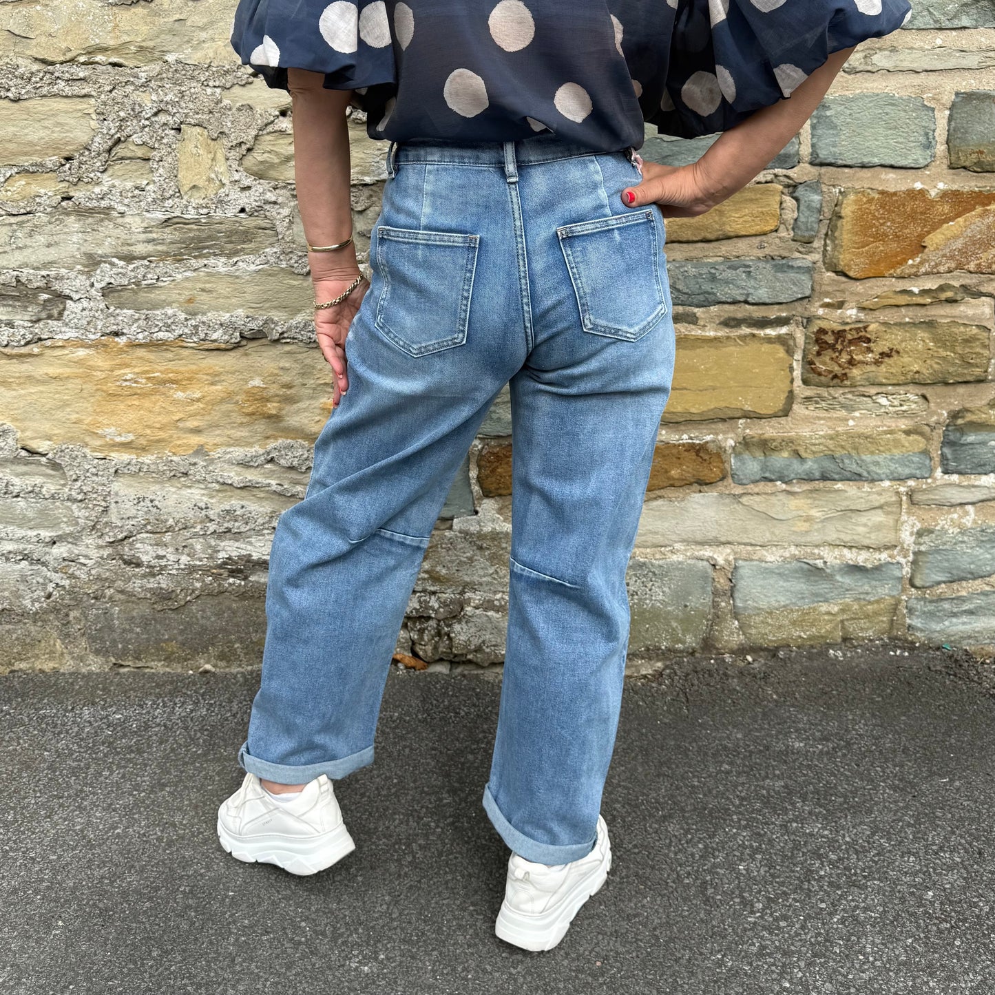 Moderne Barrel-Jeans - Elinor