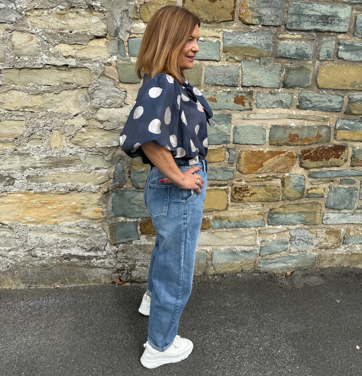 Moderne Barrel-Jeans - Elinor