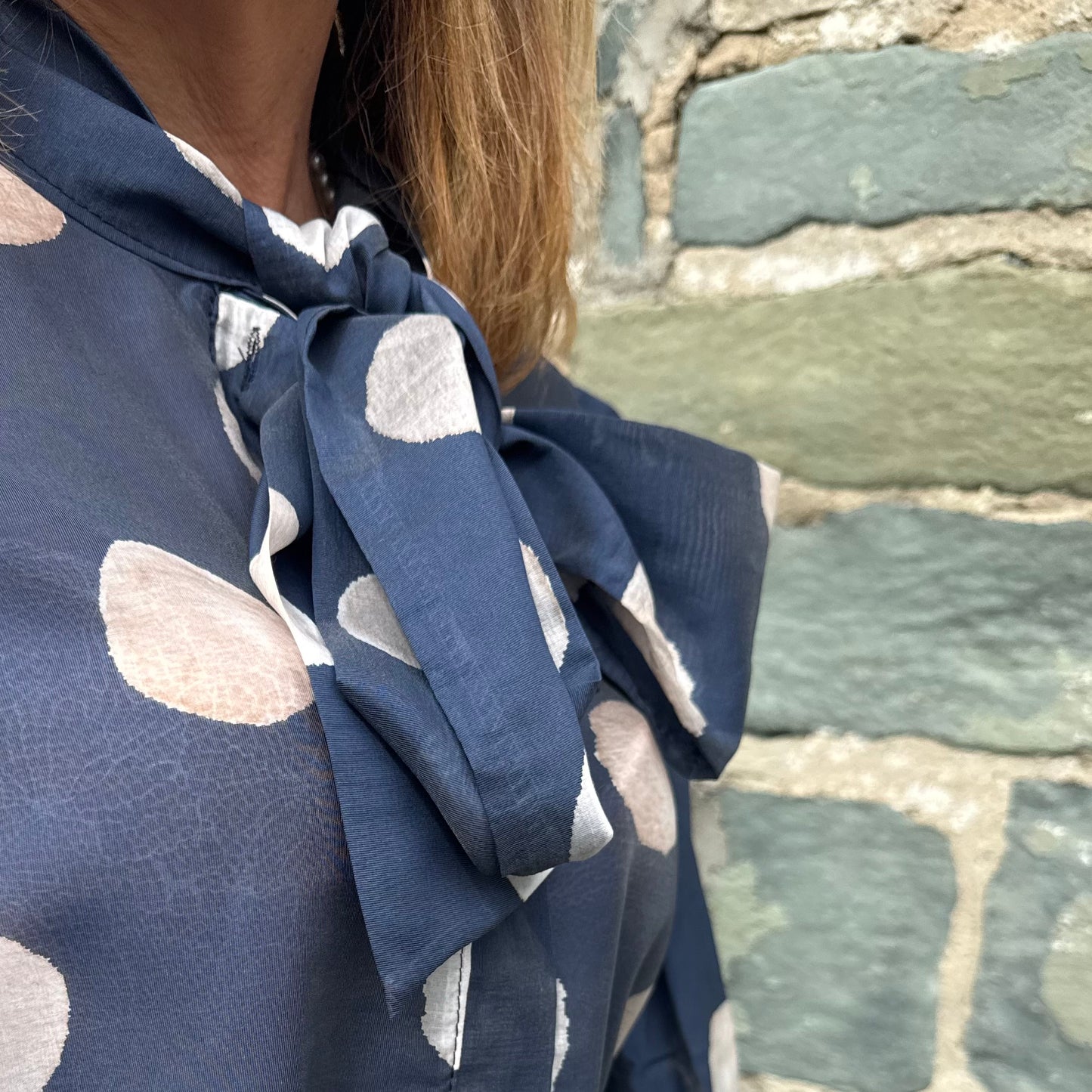 Elegante Polka-Dot Bluse - Edith