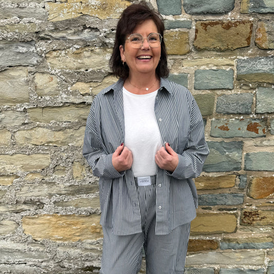 Stuido UNTOLD gestreifte Hemdbluse