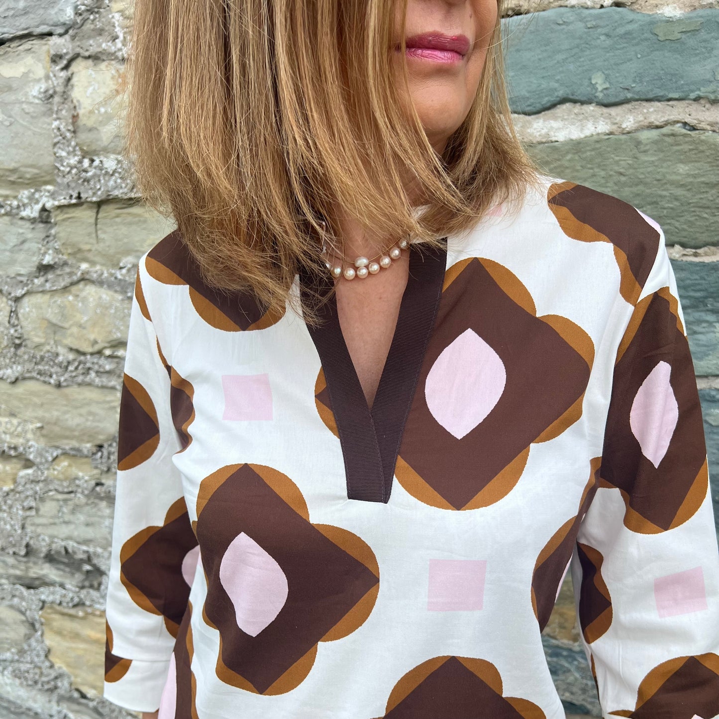 Kleid mit Retro-Print - Edelgard