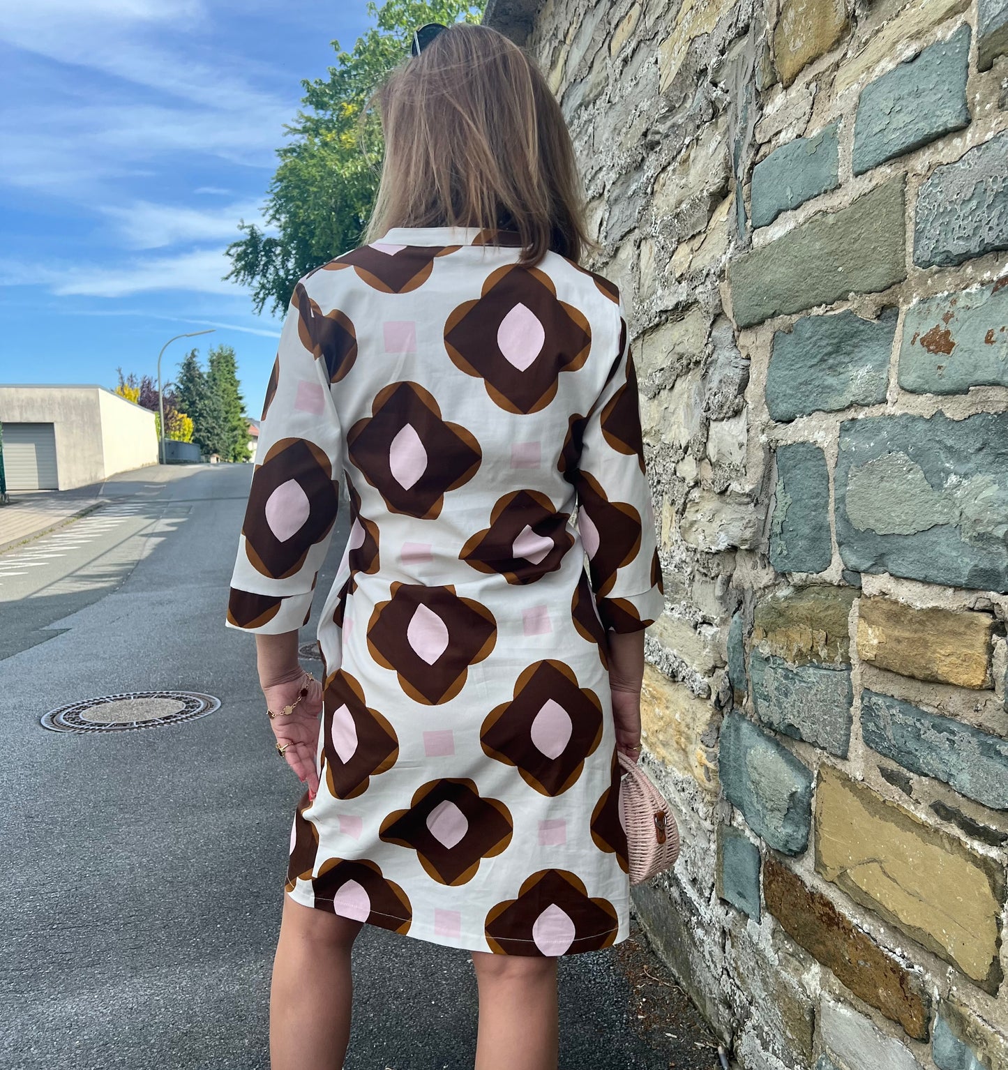 Kleid mit Retro-Print - Edelgard