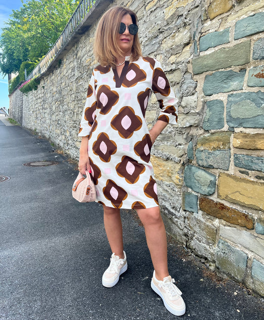 Kleid mit Retro-Print - Edelgard