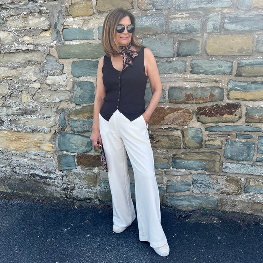 Elegante Hose mit Paspeltaschen - Edeltraud