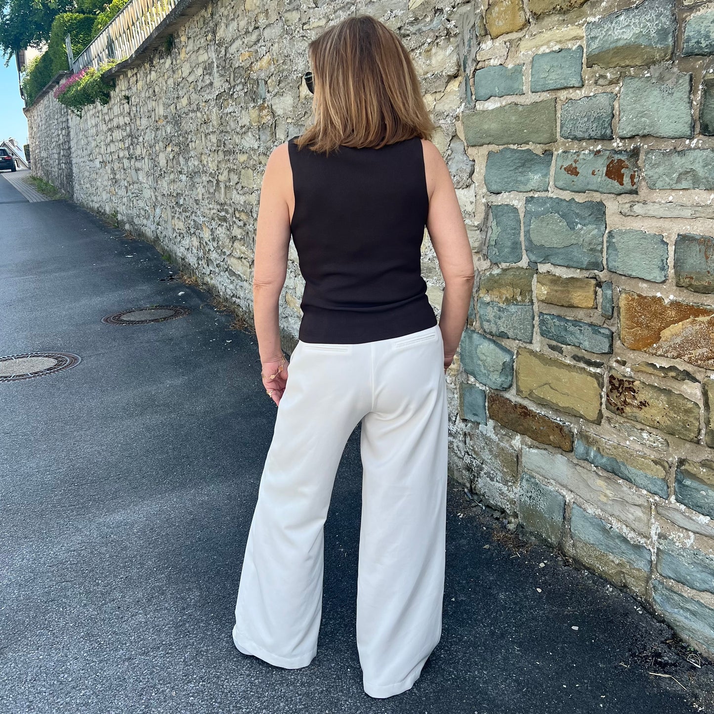 Elegante Hose mit Paspeltaschen - Edeltraud