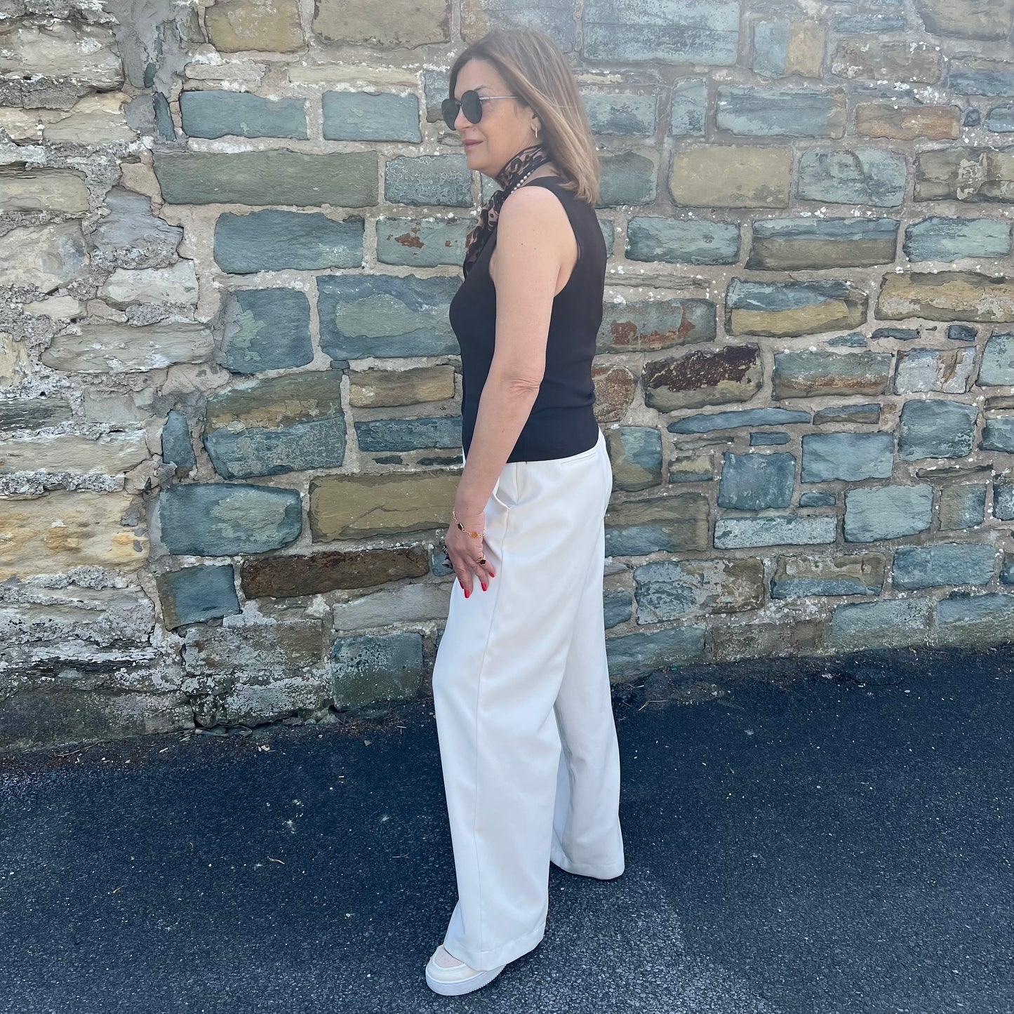 Elegante Hose mit Paspeltaschen - Edeltraud