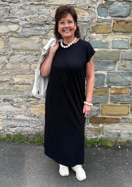 Studio UNTOLD kurzärmeliges Maxikleid