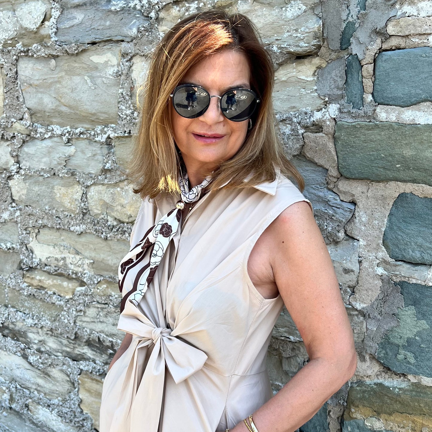 Ärmelloses Maxikleid - Florentine