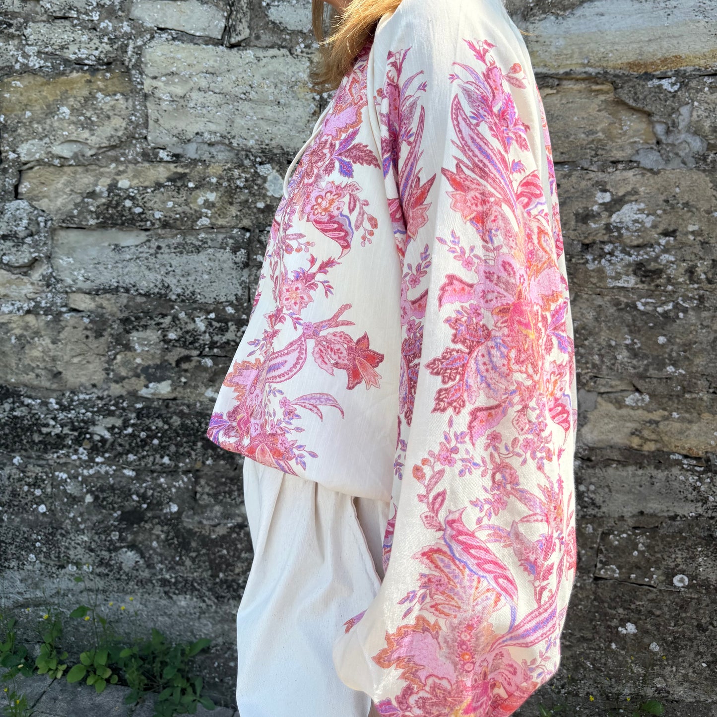 Luftige Bluse mit romantischem Blumenprint - Gilda