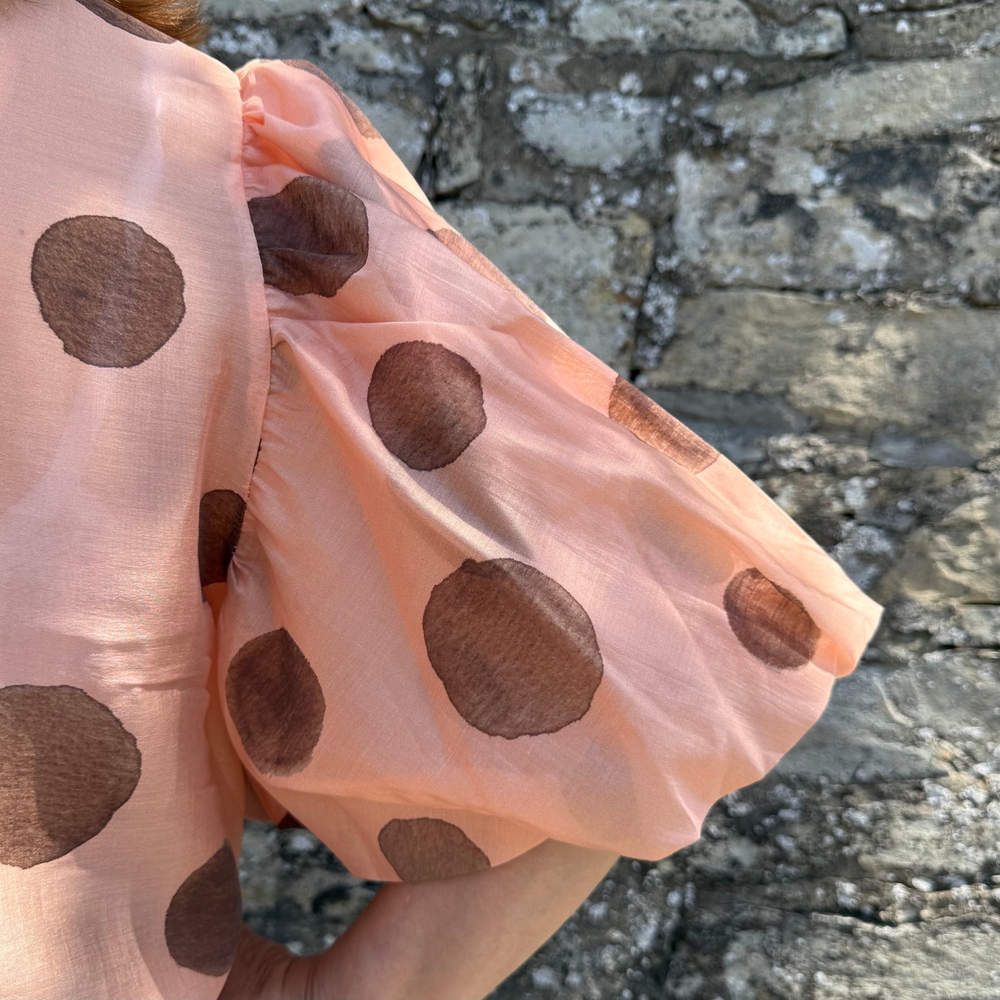 Elegante Polka-Dot-Muster Bluse - Eduarda