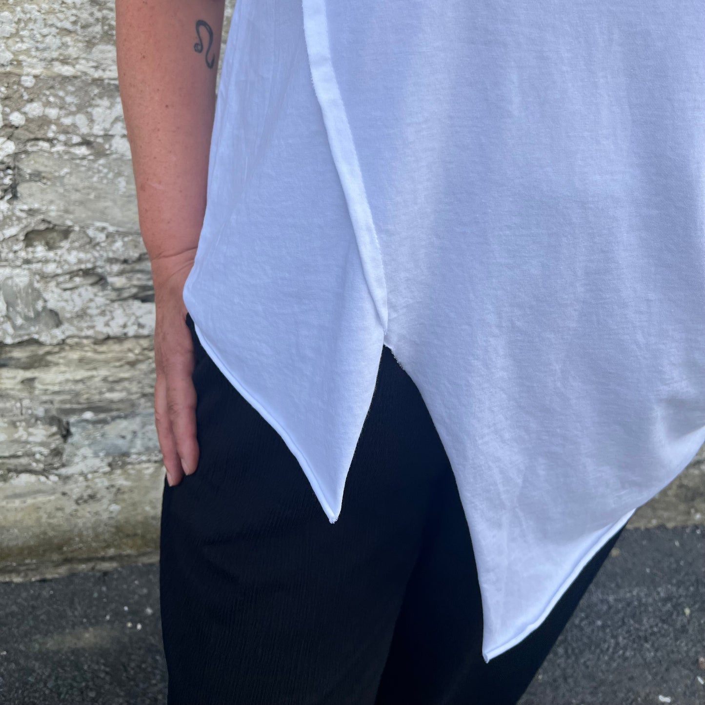 Asymmetrisches Longshirt - Gwen