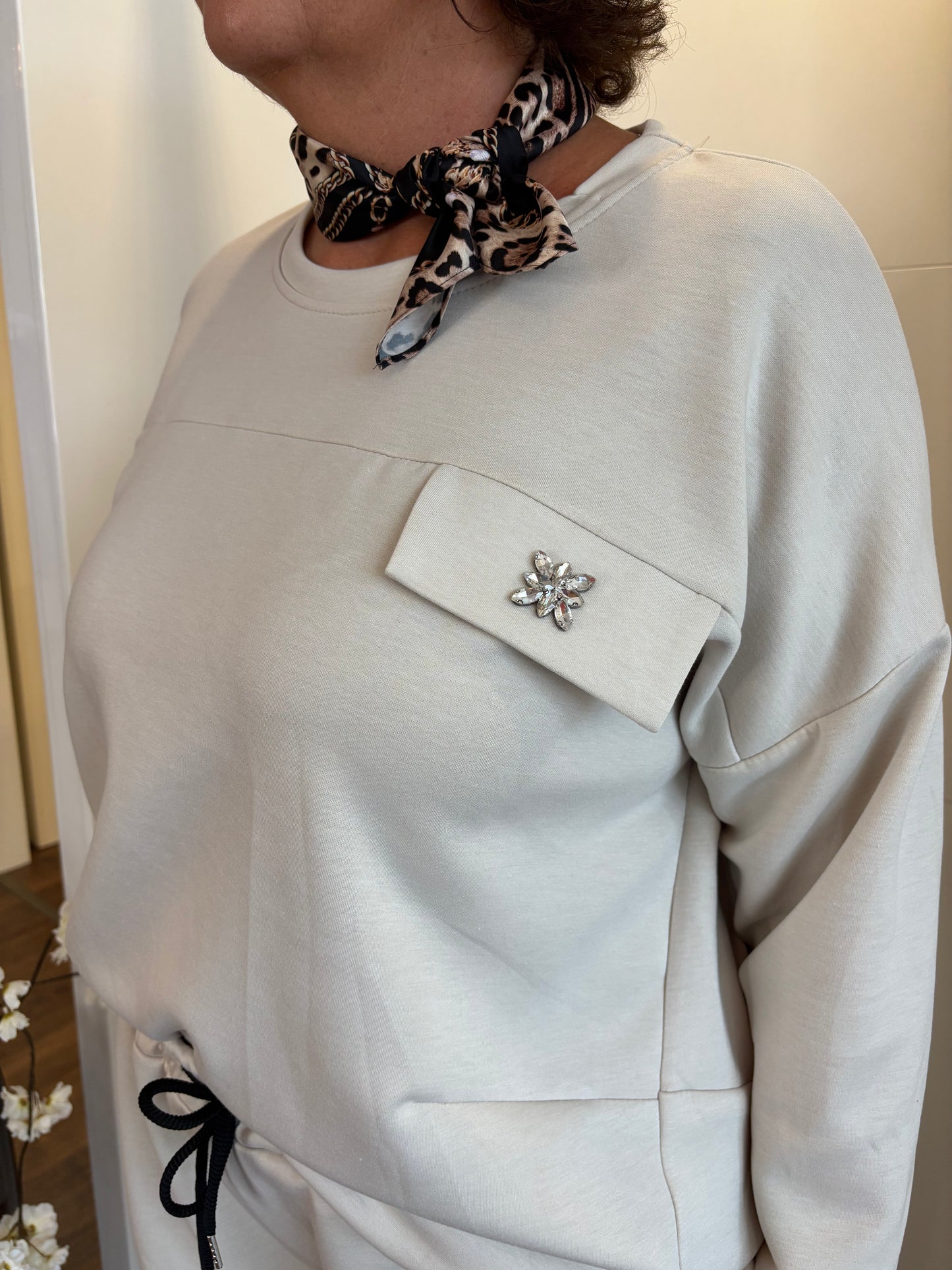 Loungewear-Oberteil „Cream Comfort“