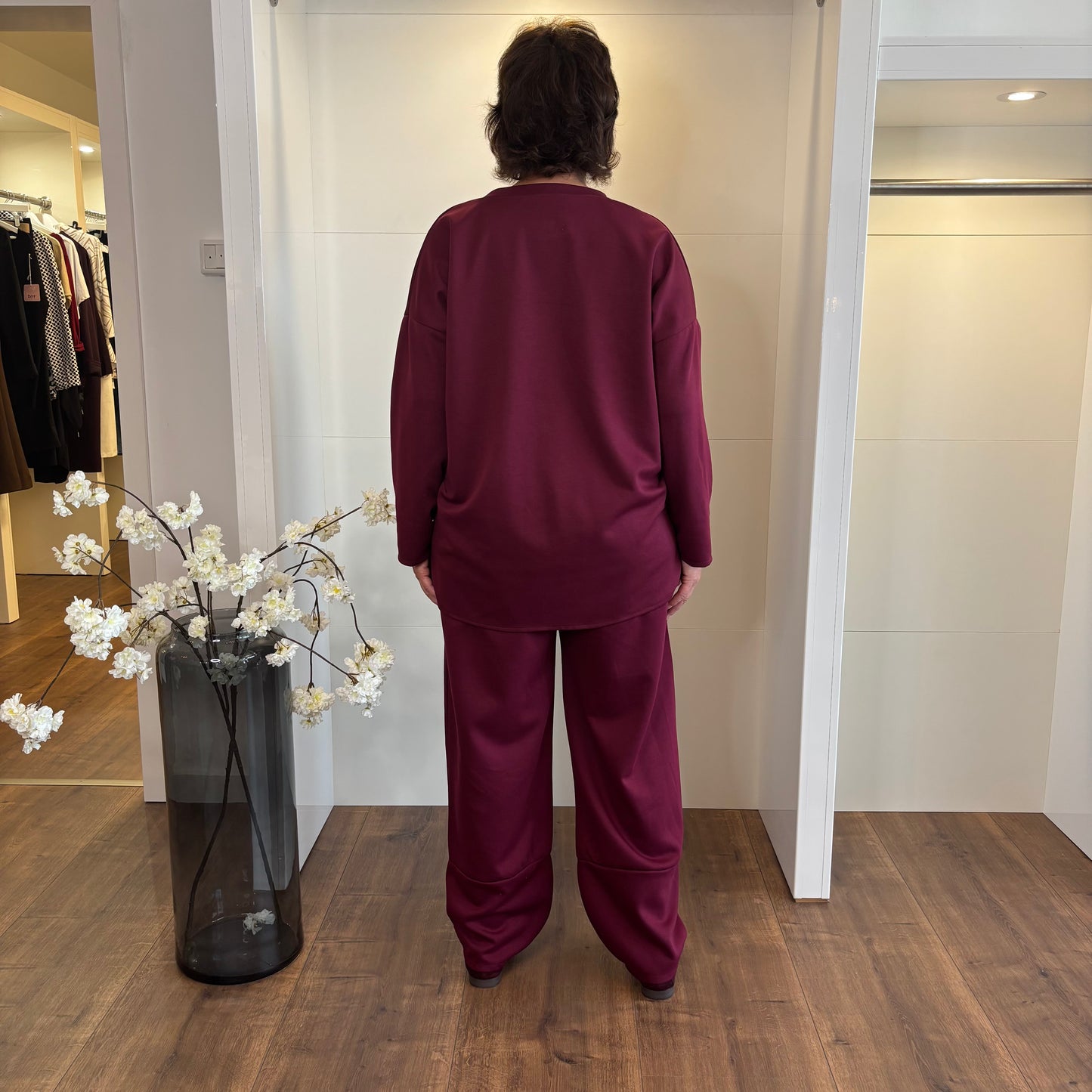 Loungewear-Oberteil „Merlot Moments“