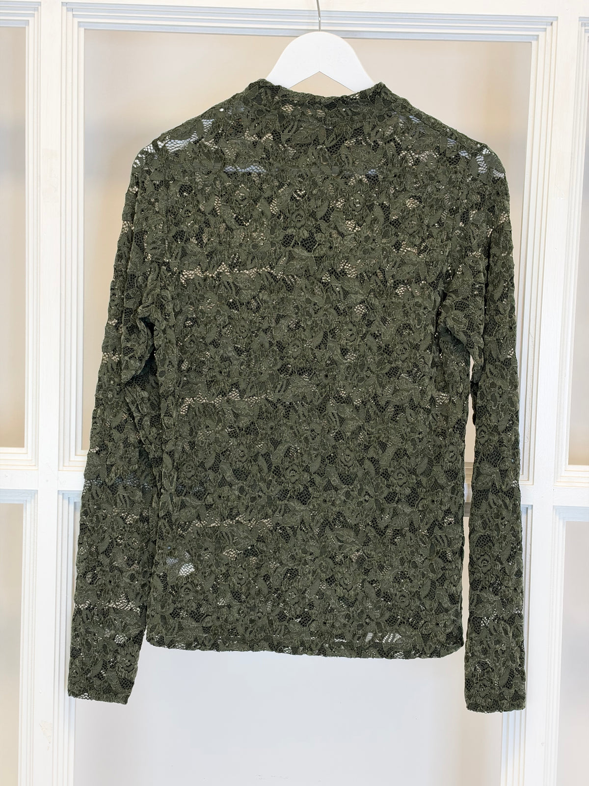 Spitzen-Shirt grün Juna