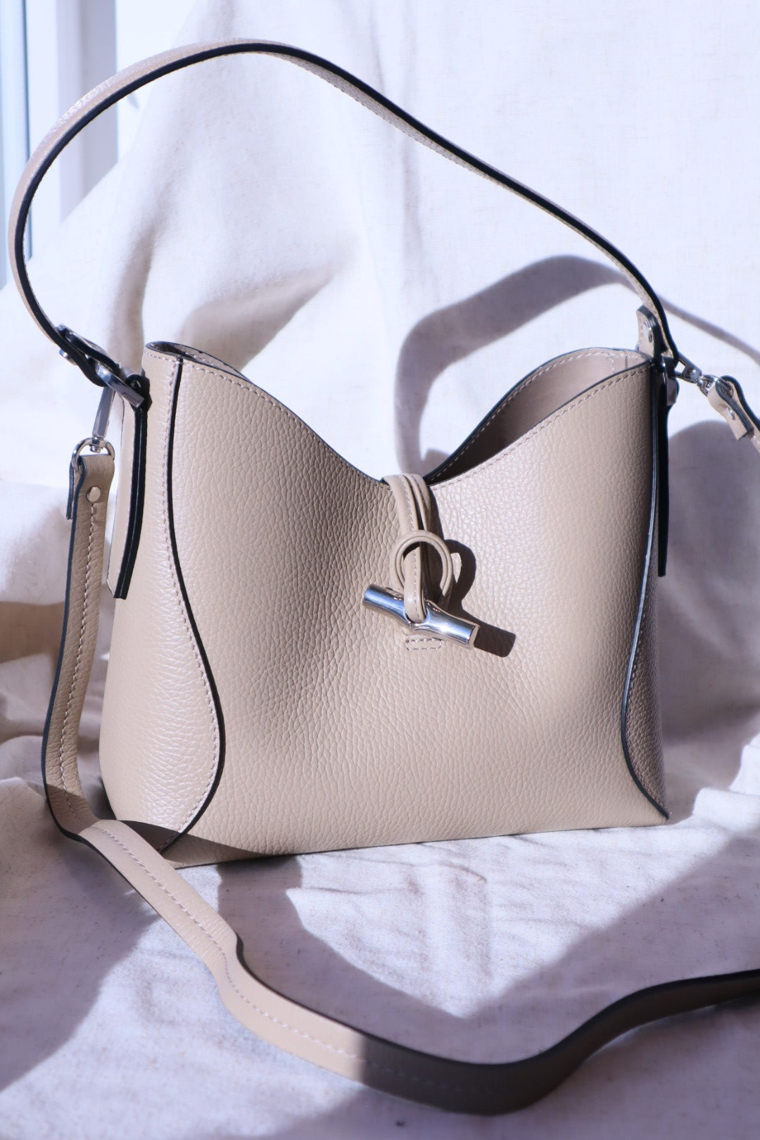 Wundervolle Hobo-Bag in Beige