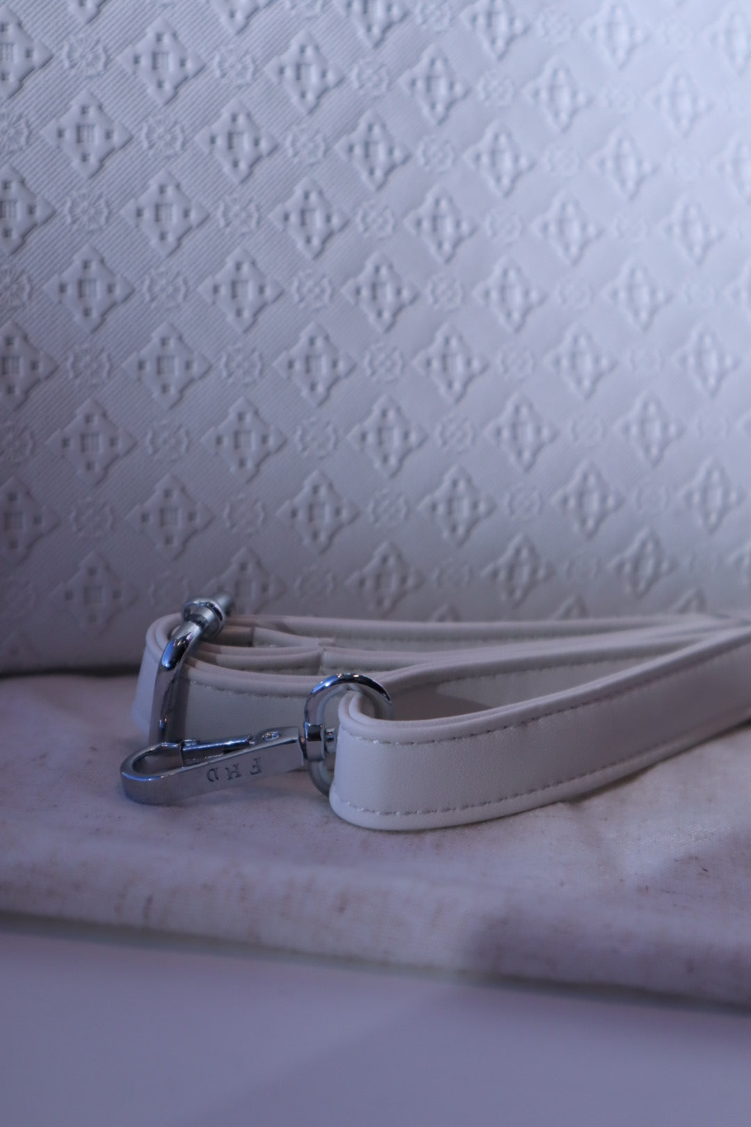 Edle Shopper Tasche in Weiß