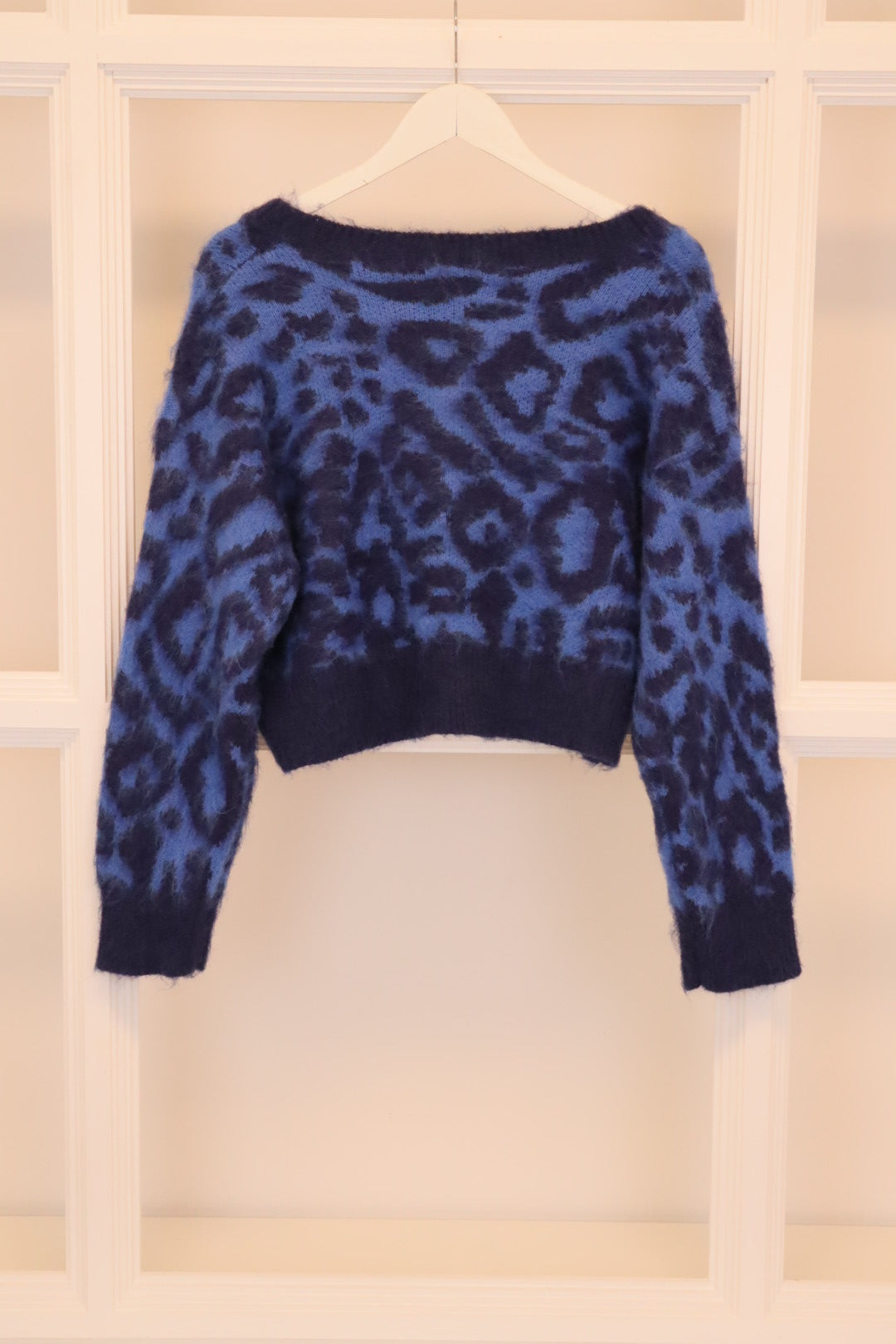 Stylischer Kurz-Cardigan Blue-Leo