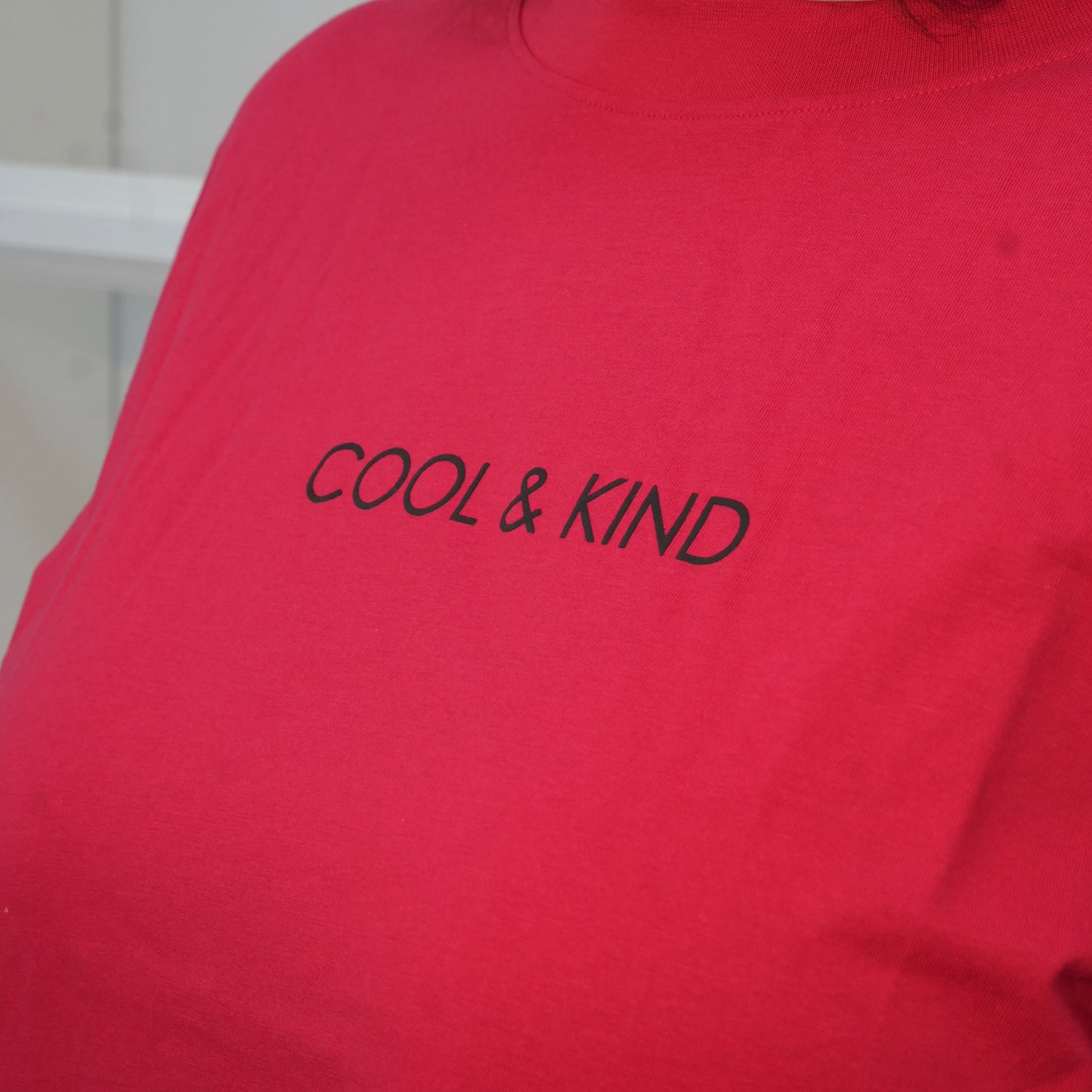 Shirt Cool&Kind Statement rot Donna