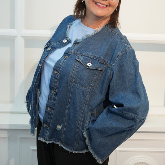 Jeansjacke kurz von Studio Untold Daisy