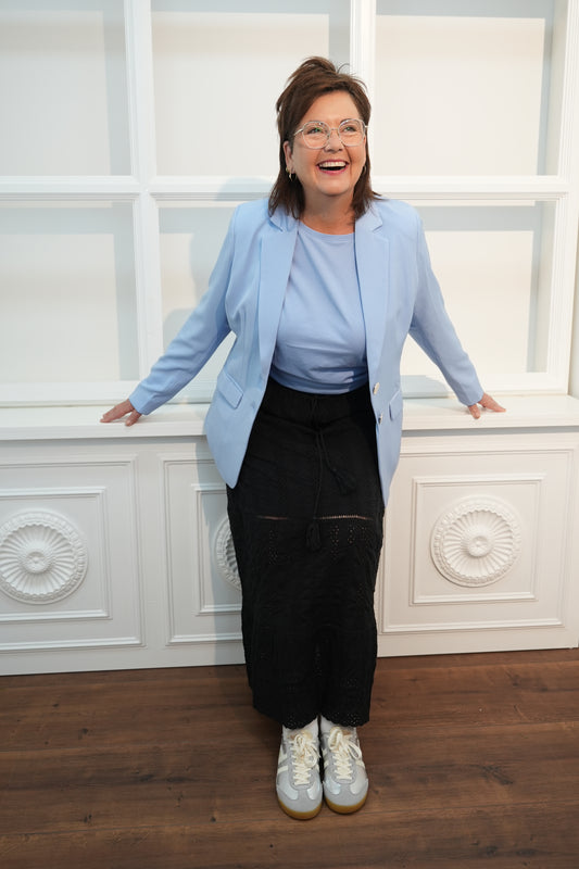 Blazer blau mit goldenen Knöpfe Darya
