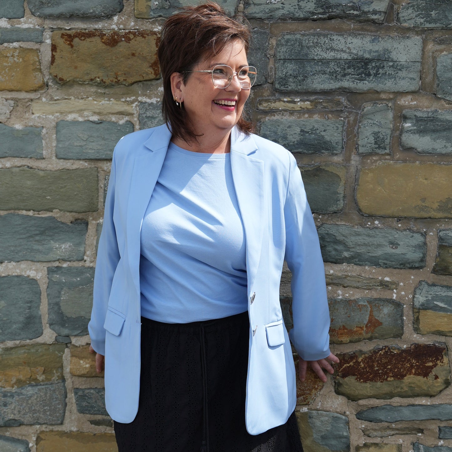 Blazer blau mit goldenen Knöpfe Darya