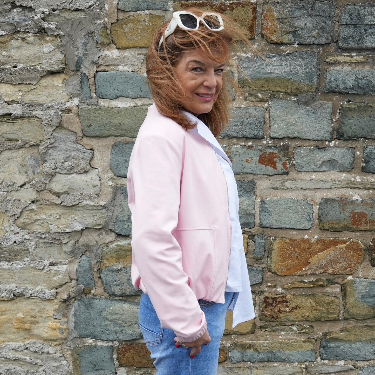 Blouson in zartem Rosa - Elodie