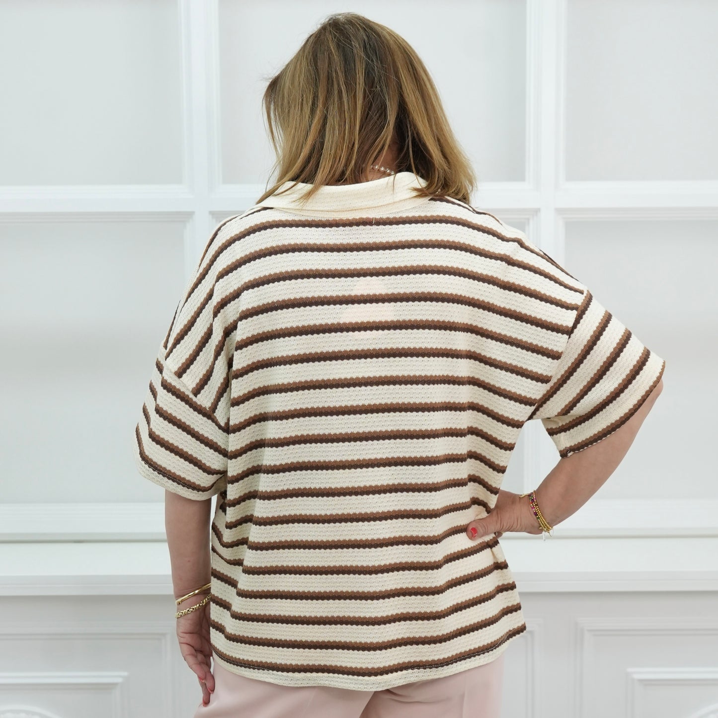Shirt mit Polokragen - Elsa